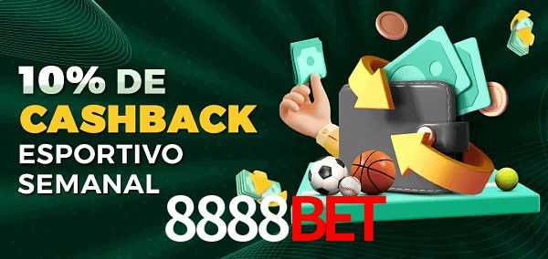 10% de bônus de cashback na 8888BET